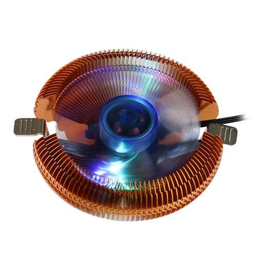 85mm 4Pin/3Pin CPU Cooling Fan LED Colorful Effect CPU Cooler Heatsink for Inter AMD