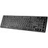 E-3LUE K761 109 Key Ultra-thin USB Wired Backlit Keyboard for Office Use