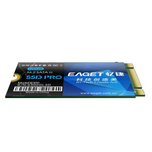 EAGET S300 120GB Internal Solid State Drive SSD M.2 SATA 3.0 NGFF Hard Drive