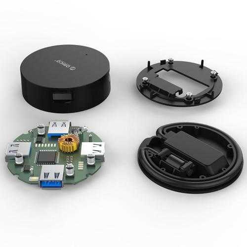 Orico LHA-U3 High Speed USB 3.0 To 4 USB 3.0 Ports Windable Hub Splitter Adapter