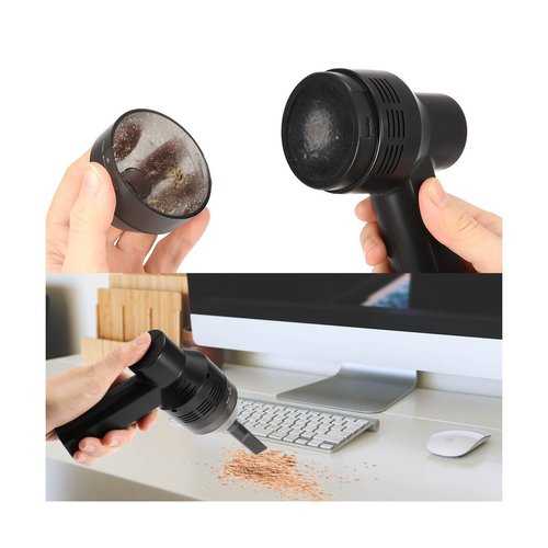 Rechargeable USB Mini Vacuum Cleaner For PC Keyboard Dust Cleaning Brush Handheld With Cleaning Glue