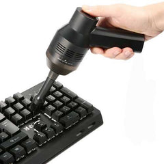 Rechargeable USB Mini Vacuum Cleaner For PC Keyboard Dust Cleaning Brush Handheld With Cleaning Glue