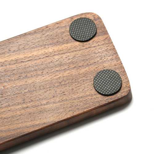 Black Walnutwood Wrist Rest Pad Keyboard Wood Wrist Protection Anti-skid Pad for 60-Key 60% Keyboard