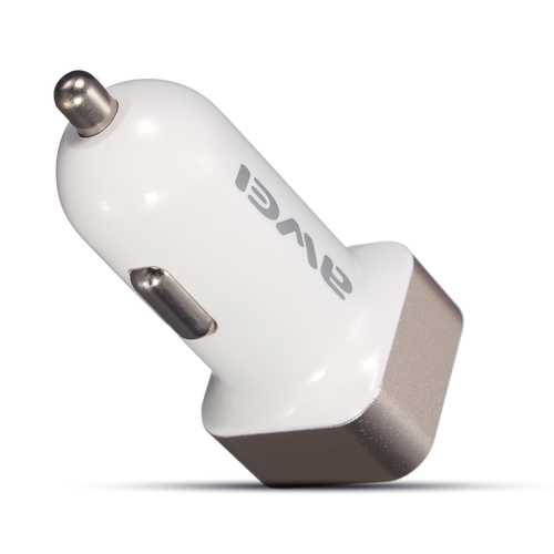 Original Awei C-200 Dual Port USB Car Charger 2.4A Drive Fast Charging Charger