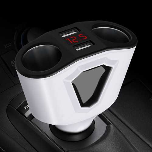 Bakeey 3.1A Dual USB Car Charger LED Power Socket Charger Adapter With 2 Port Cigarette Lighter