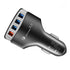 Bakeey 4 Ports QC3.0 Fast Car Charger For iPhone X 8Plus Oneplus 5t Xiaomi Redmi 5 Plus S8