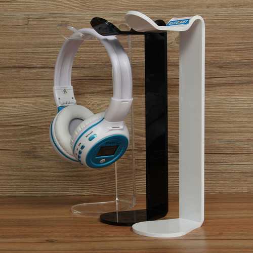 Universal Acrylic Headphone Stand Holder Earphone Headset Hanger Display Rack
