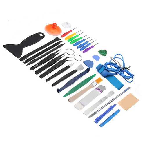 34Pcs Universal Screen Removal Professional Opening Repair Tool Kit Pry For Tablet Smartphone