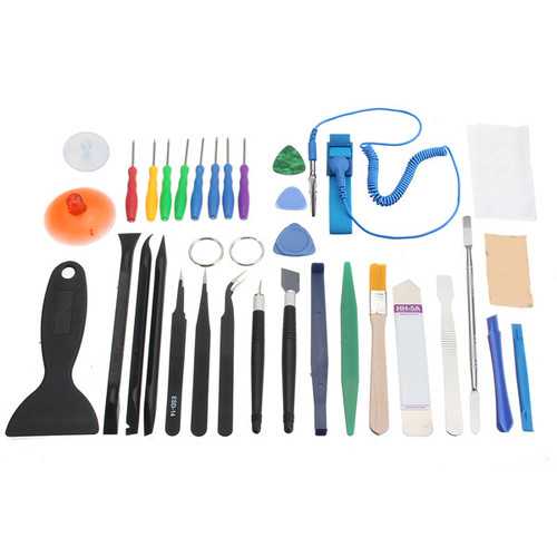 34Pcs Universal Screen Removal Professional Opening Repair Tool Kit Pry For Tablet Smartphone