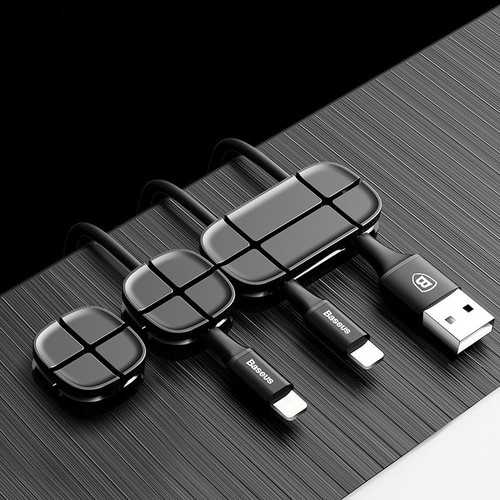 Baseus Desktop Cable Clip Earphone Management Winder Wire Collection Holder for Xiaomi iPhone