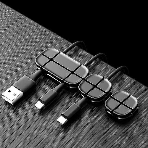 Baseus Desktop Cable Clip Earphone Management Winder Wire Collection Holder for Xiaomi iPhone