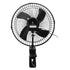 10 Inch 12/24V Car Clip On Cooling Fan 2 Speed Airflow for Home Boat Truck Caravan