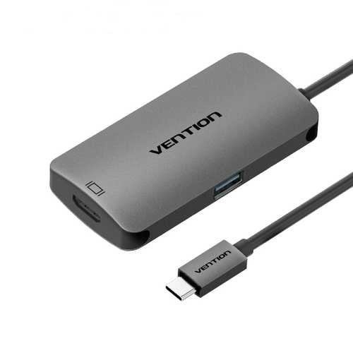 Vention CGIHA USB C to USB 3.0 HDMI With PD Charging Port Type C 3.1 to USB Hub Type-c Adapter