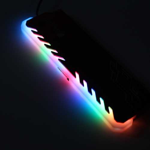 RGB Colorful Backlit Aluminium Magnesium Alloy Memory Cooling Clamp Heatsink