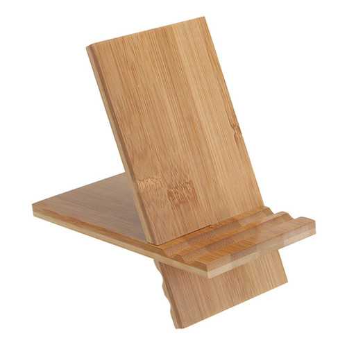 Universal Bamboo Mobile Bracket Stand For Smartphone Tablet