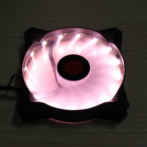 Coolmoon 1PCS 120mm RGB Adjustable LED Cooling Fan PC Computer Cooling Fans