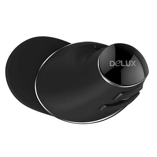 Delux M618 PLUS 1600DPI 6 Buttons Wireless Vertical Mouse Ergonomic Mice
