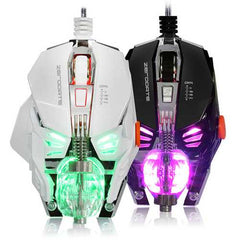 ZERODATE X600 4000DPI USB Wired Backlit Programmable Gaming Mouse Supports Macro Setting