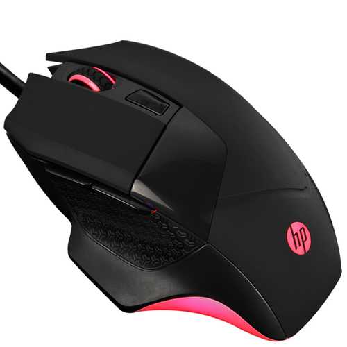 HP® G200 4000DPI Adjustable USB Wired Backlit Optical Gaming Mouse for PC E-Sports Gaming