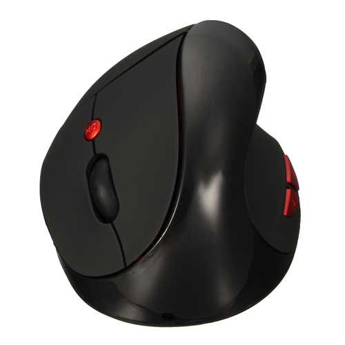 2400DPI Adjustable 6 Buttons 2.4GHz Rechargeable Wireless Ergonomic Vertical Optical Mouse Mice