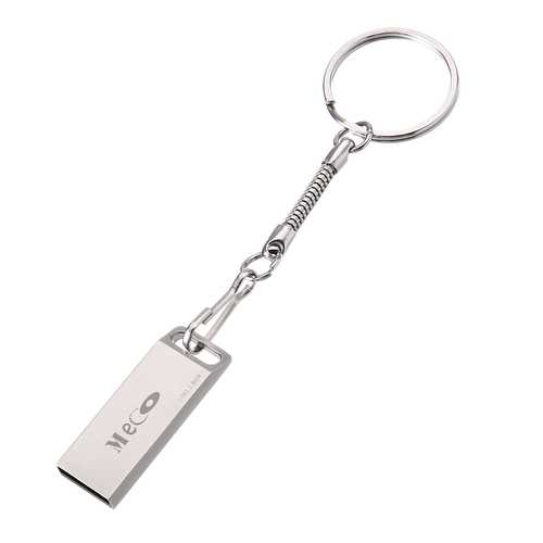 MECO Waterproof 32GB USB 2.0 Flash Drive Pen Drive Memory Stick with Hanging Keychain