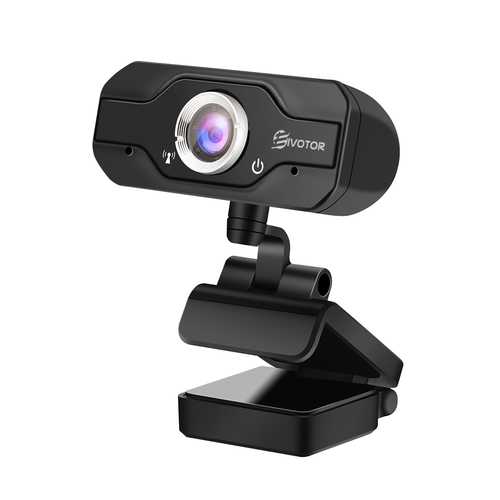 EIVOTOR 720P HD CMOS Sensor USB Webcam Adjustable Angel Computer Camera Built-in Microphone
