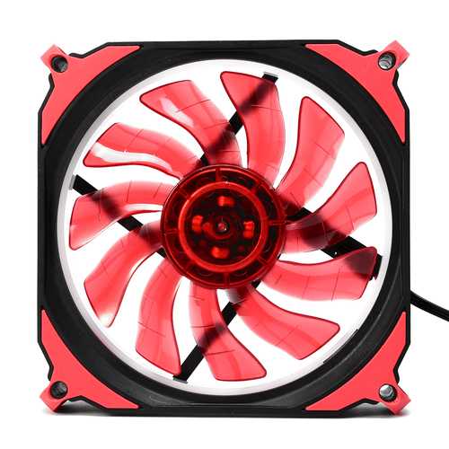 12cm 3 Pin 4 Pin LED Backlit CPU Cooling Fan Cooler for CPU PC Computer Mining Case