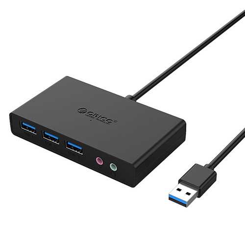 Orico G11-3UA 3-Port USB 3.0 + Audio Earphone Microphone Hub