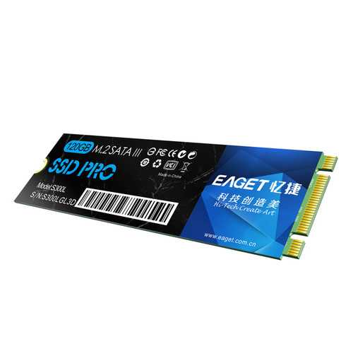 EAGET S300L 120GB Internal Solid State Drive SSD M.2 SATA 3.0 NGFF Hard Drive