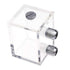 G1/4 200ml Acrylic Water Tank Water Cooling Reservoir with Fittings for PC Water Cooling System