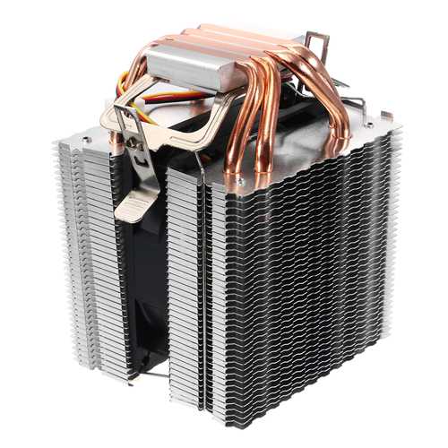 DC 12V 3Pin 4Pin 2200RPM CPU Cooling Fan Cooler Heat Sink For Intel AMD