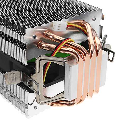 DC 12V 3Pin 4Pin 2200RPM CPU Cooling Fan Cooler Heat Sink For Intel AMD
