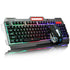 104Keys USB Wired Backlit Mechanical Hand-feel Gaming Keyboard Mouse Mouse Pad Set