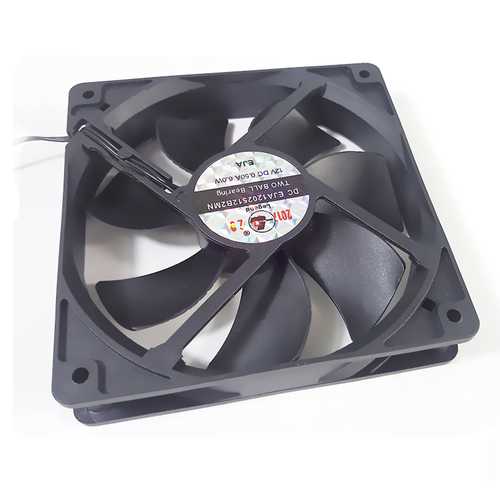 12V DC 3000RPM 12CM Cooling Fan High Speed Dual Ball Bearing Air Mining Cooling Fan Heatsink