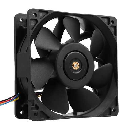 DC 12V 36W 120*120*38mm 6000RPM 4Pin Air Cooling Fan for Antminer Mining