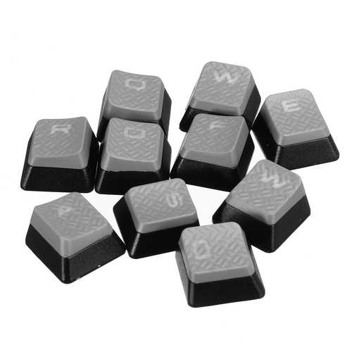 10 Key Backlit Translucent Keycap Key Caps For MX Switch Mechanical Keyboard For Corsair FPS