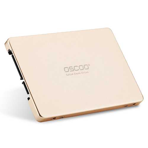 OSCOO 120GB SSD 2.5inch SATA 3 High Speed Solid State Disk Hard Drive MLC NAND Flash Aluminium Alloy