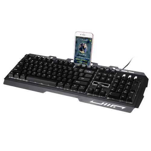 G700 104 Keys USB Wired Mechanical Hand-feel Gaming Keyboard and 2400DPI Mouse Combo Set