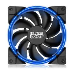 Pccooler Halo 12cm 1600RPM RGB LED Light Cooling Fan 4 Pin PWM Support ASUS AURA For CPU Cooler