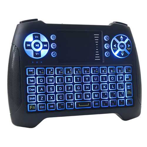 2.4GHz Mini Backlit Wireless Keyboard Air Mouse with Touchpad For Android TV Box Mini PC