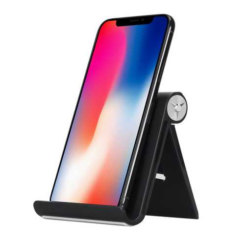 Bakeey Foldable Adjustable Cable Organizer Desktop Holder Stand for iPhone Mobile Phone Tablet