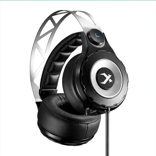 XIBERIA T18 Black HiFi Bass LED Light Gaming Headphone Headset with Microphone