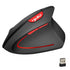 6D Rechargeable 2.4GHz 2400DPI Wireless Vertical Mouse Gaming Mouse Ergonomic Design