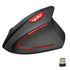 6D Rechargeable 2.4GHz 2400DPI Wireless Vertical Mouse Gaming Mouse Ergonomic Design