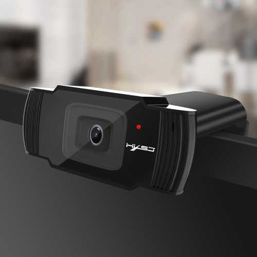 HXSJ S70 Full 1080P USB Webcam 30fps Built-in Microphone Adjustable Degrees Computer Camera