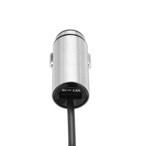 Bakeey 3.4A Metal USB Fast Car Charger With Type C Micro USB Cable For Mobile Phone Camera Tablet