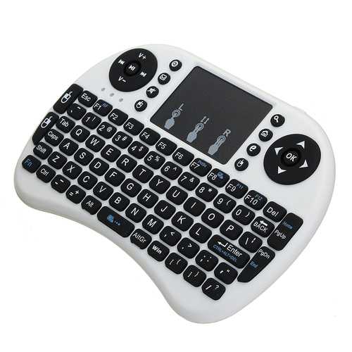 i81 2.4G Mini Wireless Air Mouse Remote Control With Touchpad Keyboard For Smart Android TV Box