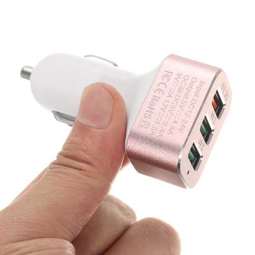 Bakeey 42W QC3.0 3USB Ports Fast Charging Car Charger For iPhone X 8/8Plus Samsung S8 S7