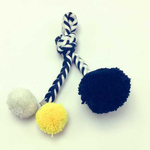 South Korea color wool rope tassel hair ball DIY mobile phone holder accessories For Smart phone