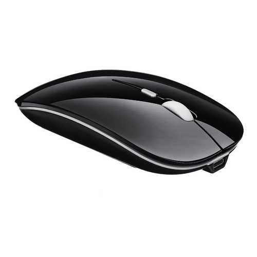 2400DPI Rechargeable 2.4GHz Wireless Mouse Ultra-thin Optical Mouse for Laptops Computers
